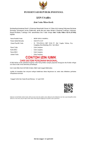 Usaha mikro dan kecil yang dimaksud adalah usaha produktif milik orang perorangan dan/atau badan usaha perorangan yang memenuhi kriteria usaha catatan penting. Iumk Contoh Surat Izin Usaha Kecil Nusagates