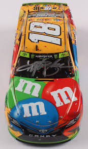 Nascar authentics kyle busch #18 2020 wave 06 fudge brownie m&m's diecast car. Kyle Busch Signed Nascar 18 M M S 2018 Camry Ism Raceway Win 1 24 Premium Action Diecast Car Pa Coa Pristine Auction