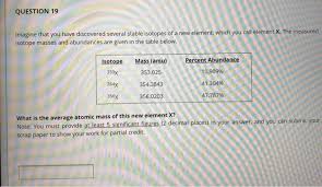 It's important to know average atomic mass because different isotopes of an element exist at different. Average Atomic Mass Gizmo Answer Key Average Atomic Mass Practice Problems Youtube Multiply Each Amu Times The Abundance Images Free