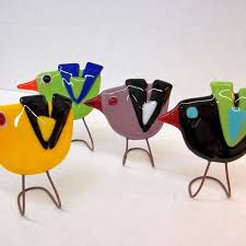 Bird Bird Bird Bird Is The Word Timbaland Holiday Gift Guide Fused Glass Glass Birds Fused Glass Ornaments