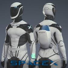 Spacex's crew dragon and boeing's starliner are the two crafts selected by nasa for its commercial crew program. Artstation Spacex Space Suit Concept Lucas Valle