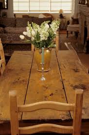 Whether you prefer a drop leaf available with or without stools, this farmhouse style kitchen table has a small footprint but still makes a statement. Inspiration For The Space Around You Hunker Rustic Kitchen Tables Dining Table Farmhouse Furniture Diy