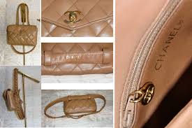 Marsupio Chanel Vintage In Pelle Color Cammello Matelasse Cintura Con Catena E Chiusura A Patta Con Logo In Metallo Ottime Co Chanel Vintage Marsupio Cinture