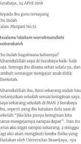 Berikut contoh surat pribadi dalam bahasa inggris. 16 Contoh Surat Pribadi Untuk Guru Kakak Saudara Contoh Surat
