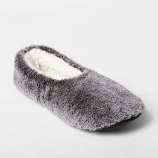 Women S Faux Fur Pull On Slipper Socks Black M L Target Womens Faux Fur Slipper Socks Slippers Womens ladies soft fluffy fur bed socks winter warm slipper thermal lined sock. women s faux fur pull on slipper socks