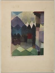 Paul klee garten am bach poster online bestellen posterlounge de. Lenbachhaus Sammlung Online Paul Klee Fohn Im Marc Schen Garten 1915