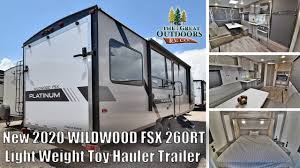 Check spelling or type a new query. New 2020 Forest River Wildwood Fsx 260rt Toy Hauler Rv Patio Deck Rv Travel Trailer Camper Colorado Youtube