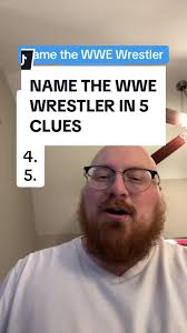 Guess The Wrestler Riddle