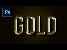 Photoshop 3d text effects gold. Gold Text Effect Photoshop Tutorial Photoshop Tutorial Photoshop Tutorial Typography Photoshop