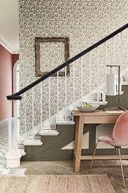 Wallpaper Richmond Green Stella 86 00 Per Roll E Panelling Furrow 241 Stairs And Highlight On Panel Room Wall Colors Richmond Green Wallpaper Staircase