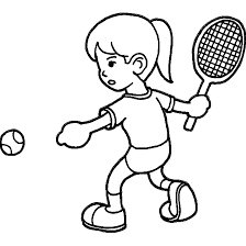 Be sure to visit many of the other beautiful sports coloring pages aswell we. Playing Tennis Coloring Pages Wecoloringpage Coloring Pages Tennis Drawing Coloring Pages For Boys