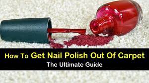 7 Foolproof Ways To Get Nail Polish Out Of Carpet