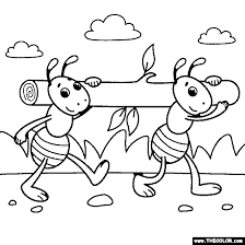 For boys and girls, kids and adults, teenagers and toddlers, preschoolers and older kids at school. Ant Farm Coloring Page