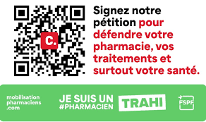 Les pharmaciens sont en grèves Si vous souhaitez soutenir votre pharmacie,  voici le lien d'une pétition préparée par nos syndicats:  <a href=