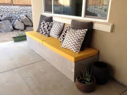 Cinder Block Bench Diy Bench Outdoor Patio Projects Cinder Block Bench