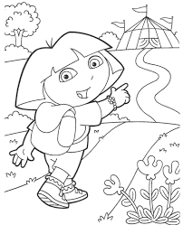 Here we have collated the top 25 dora coloring pages to print for free. Printable Dora Coloring Page For Kids Topcoloringpages Net