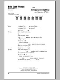 Seeing stevie nicks play at the nassau collosium in uniondale n.y. Gold Dust Woman By Fleetwood Mac Guitar Chords Lyrics Guitar Instructor
