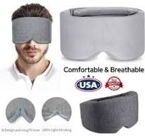 Women Men Cotton Eye Mask Handmade Blindfold Travel ...