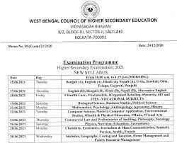 Trinamool congress takes a comfortable lead against bjp as per ec trends. West Bengal Hs New Routine 2021 Wbchse Nic In West Bengal 12th Class Revised Time Table Exam Dates