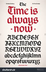 New Modern Gothic Alphabet Font Gothic Alphabet Typography Design Alphabet Typography Alphabet
