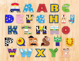 A unique and creative way to explore the english alphabet!this animated story of 'robin and the rainbow' tells a funny tale, and helps you . Instant Download Toy Story Inspired Alphabet With Etsy