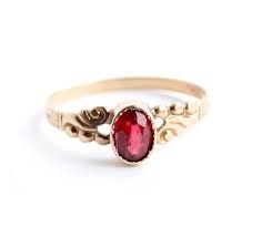 Antique Victorian 10k Gold Ring Garnet Red Stone Size 7 Fine Etsy Jewelry Beautiful Jewelry Garnet Rings