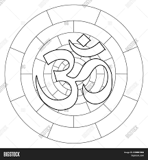Om symbol light pink, blue and purple pastels colors painting on textured paper with 3d water mist water dropletsaum or om (sanskrit: Buddhist Symbol Ohm Image Photo Free Trial Bigstock