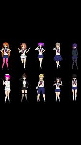 Now these aren't the official models for the rivals (well except osana's, oka's, kizana's) but i still tried my best! Rivals Yandere Simulator Characters Yandere Simulator Yandere
