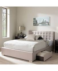 Furniture Rene 4 Drawer Queen Storage Platform Bed Reviews Furniture Macy S King Upholstered Bed Queen Upholstered Bed Upholstered Beds