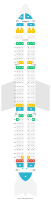 Seat Map Airbus A321 321 Eva Air Find The Best Seats On A