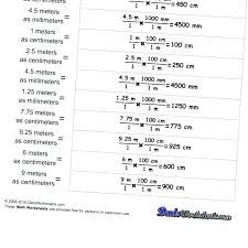 medical metric system chart customary units measurement