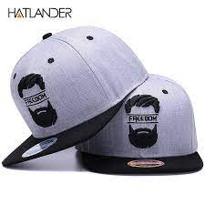 Pin On Hatlander Original Snapback Cap Men Flat Brim Bone Baseball Embroidery Mustache Youth Street Ware Cool Hip Hop