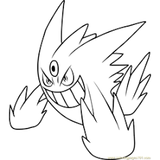 If you have any complain about this image. Gengar Pokemon Coloring Pages For Kids Download Gengar Pokemon Printable Coloring Pages Coloringpages101 Com