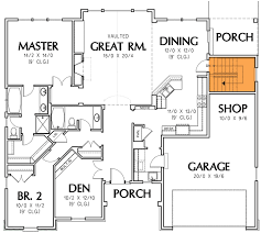 Plan 6929am Ideal For Empty Nesters Or First Time Buyers Stair Plan Empty Nester House Plans House Floor Plans
