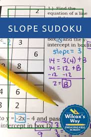 Practice Finding Slope And Writing Equations In Slope Intercept Form With These Fun Su Writing Equations Math Games Middle School Middle School Math Worksheets