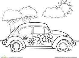 Vw Bug Worksheet Education Com Bug Coloring Pages Coloring Pages Truck Coloring Pages