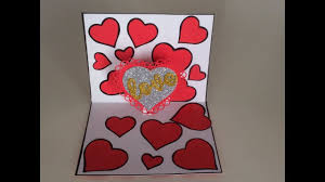 Between all the cutting and sometimes asymmetric folding, my pop up card ends up looking like a total mess. Diy Love Pop Up Card Tutorial How To Make A Love Card For Loved Ones I Love You Card Ideas Valentine Youtube