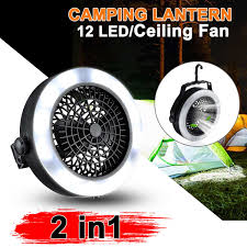 We've listed the 10 best models. Battery Powered Portable Camping Ceiling Fan And Lantern Tent Led Light Fan Sporting Goods Wcicork Tents Canopies