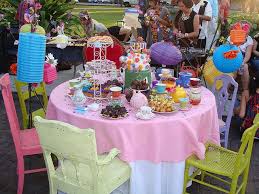 Dining & kitchen furniture dining tables dining chairs bar stools dining benches buffets & sideboards kitchen islands & carts bar storage coffee & tea coffee makers pour over & french press espresso makers teapots & teakettles coffee grinders coffee & tea accessories coffee. The Mad Hatter Tea Party Table Mad Hatter Tea Party Mad Hatter Party Tea Party Table