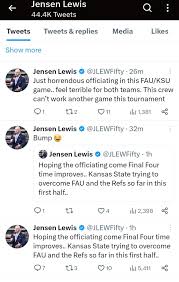 Jensen Lewis rambling drunk tweets : r/ReallyBigShow