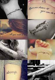 Navzdory své jednoduchosti a rozměrům, má hlubší význam a působí elegantním dojmem. Tetovani Na Zapesti Napisy Hledat Googlem Tattoos Tattoo Quotes Piercings