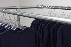 Shop our double rail clothing racks for the guaranteed lowest prices & same day shipping! Pipe Clothing Rack Free Standing Double Rail Kee Klamp Simplified Building