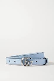 Bright Blue Net Sustain Leather Belt Gucci Net A Porter