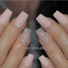 Gelnagel Natur Glitzer Nagel Inspiration Nagelideen Hochzeitsnagel