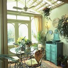 Georgian Conservatory An Earthy Colour Scheme A Period Style Washstand And A Variety Of Plant Life Allow This El Garden Room Sunroom Furniture Rustic Gardens
