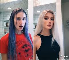 Head shaved tik tok side ke singer cutting had hair pop pic ha exactly edge she wanna looks fans star. Tiktokers Are Using Entire Bottles Of Purple Shampoo To Lighten Their Hair