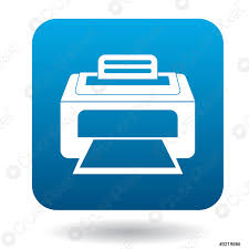Printer icon in simple style - stock vector 3219886 | Crushpixel