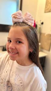 Cute kids with top knot bows