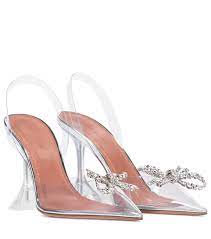 Set your location to see what's available near you. Rosie Embellished Pvc Pumps Amina Muaddi Mytheresa