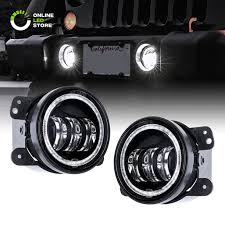 Aluminum recessed lighting housing for remodel ceiling, insulation contact. 2pc 4 Round Led Fog Light Halo Turn Signal Drl 6 500k 2 880 Lumens 60w 12 Osram Led Driving Light For Jeep Wrangler Cherokee Dodge Chrysler Walmart Com Walmart Com